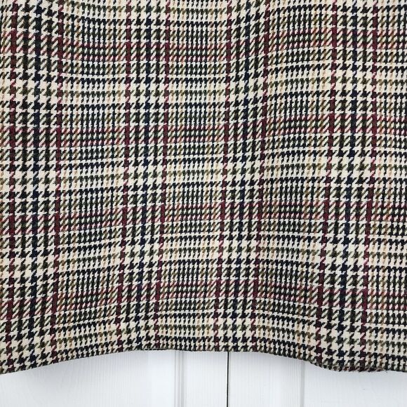 Sag Harbor Plaid Blazer Wool Blend Houndstooth Eclectic Grandpa Jacket Size 14 - Picture 10 of 16